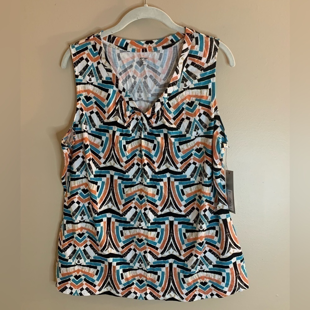 APT 9 Women’s 0X Sleeveless V-Neck Tank NWT